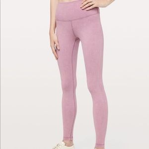 Lululemon high rise wunder under, Pink, 4, NWT